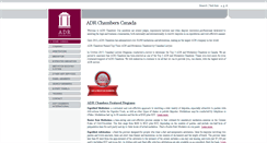 Desktop Screenshot of adrchambers.com